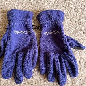 Columbia Cozy Blue Fleece Gloves
